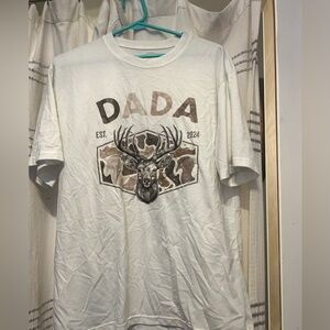 Dada White Graphic T-Shirt for Men